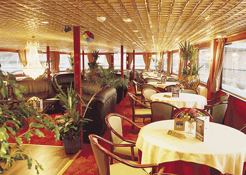 Sala lounge M/nave per la crociera fluviale